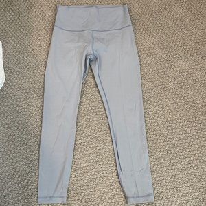 Lululemon Wunder Under 25in leggings. Color Chambray. Size 8